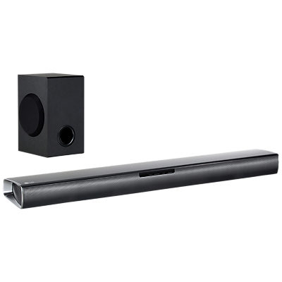 LG SJ2 Bluetooth Sound Bar with Wireless Subwoofer, Black LG SJ2 Bluetooth Sound Bar with Wireless Subwoofer, Black